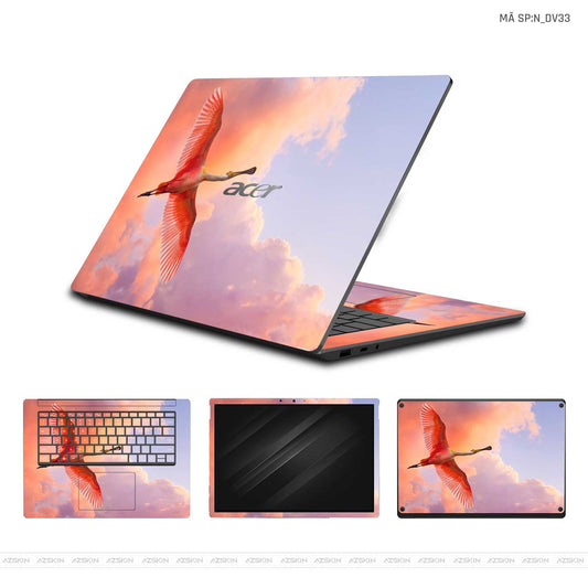 Dán Skin Laptop Acer Hình Chim Hạc | N_DV33
