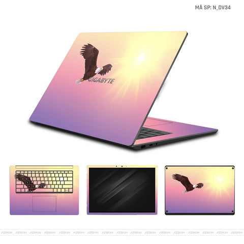 Dán Skin Laptop Gigabyte Hình Động Vật | N_DV34