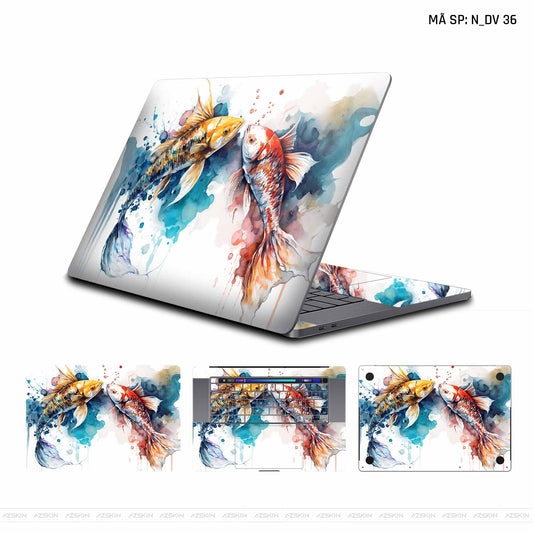 Dán Skin Macbook Hình Cá Koi | N_DV36