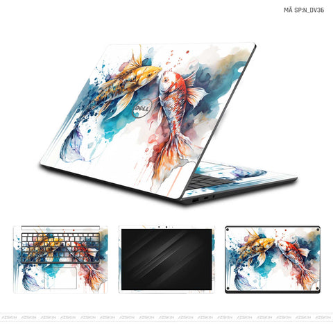Dán Skin Laptop Dell Hình Cá Cảnh | N_DV36