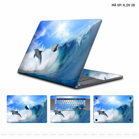 Dán Skin Macbook Hình Cá Heo | N_DV38