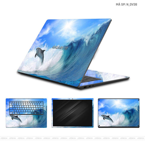 Dán Skin Laptop Gigabyte Hình Động Vật | N_DV38