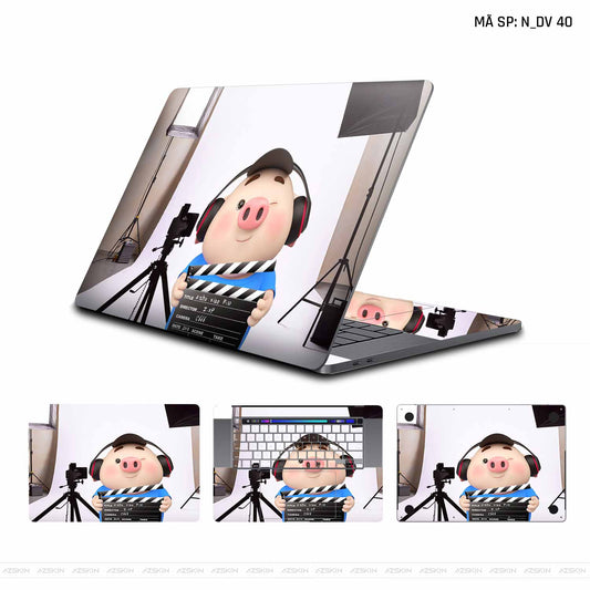 Dán Skin Macbook Hình Heo Dễ Thương | N_DV40