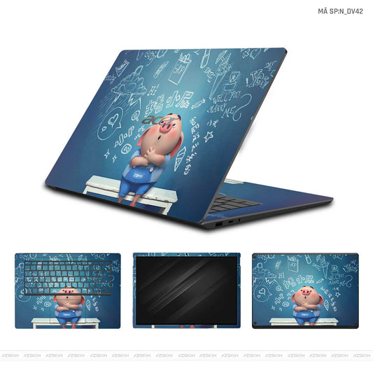 Dán Skin Laptop Acer Hình Heo Dễ Thương | N_DV42