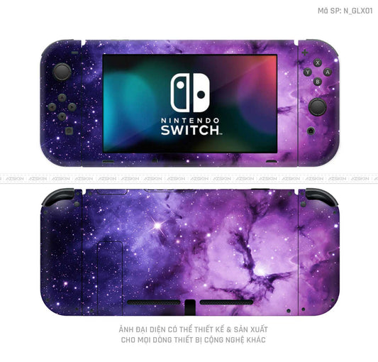 Dán Skin Máy Chơi Game Nintendo Switch Hình Galaxy - Space | N_GLX01