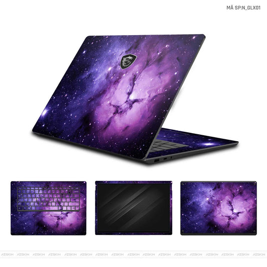 Dán Skin Laptop MSI Hình Galaxy - Space | N_GLX01