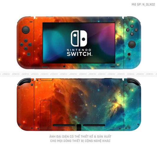 Dán Skin Máy Chơi Game Nintendo Switch Hình Galaxy - Space | N_GLX02