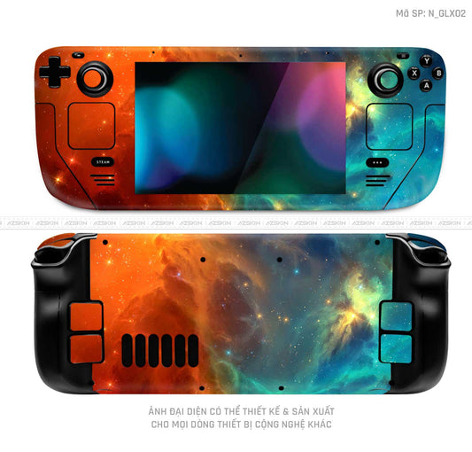 Dán Skin Máy Chơi Game Steam Deck Hình Galaxy-Space | N_GLX02