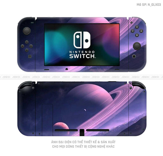 Dán Skin Máy Chơi Game Nintendo Switch Hình Galaxy - Space | N_GLX03