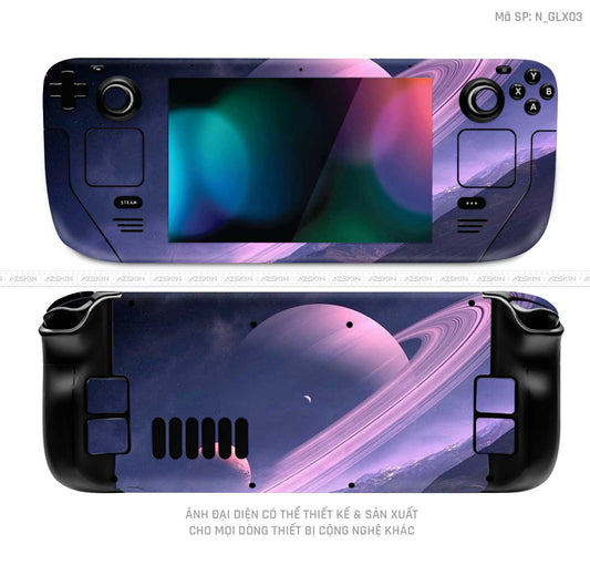Dán Skin Máy Chơi Game Steam Deck Hình Galaxy-Space | N_GLX03