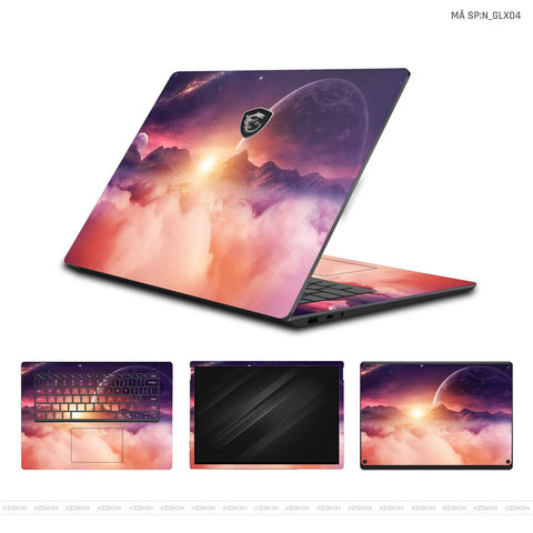 Dán Skin Laptop MSI Hình Galaxy - Space | N_GLX04