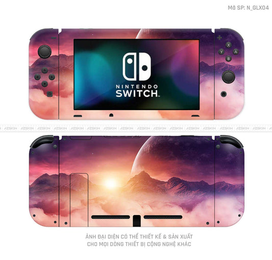 Dán Skin Máy Chơi Game Nintendo Switch Hình Galaxy - Space | N_GLX04