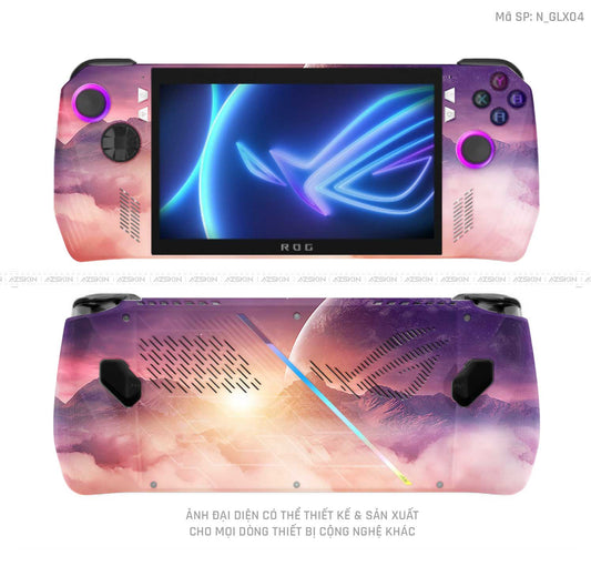 Dán Skin Máy Chơi Game Asus ROG Hình Galaxy-Space | N_GLX04