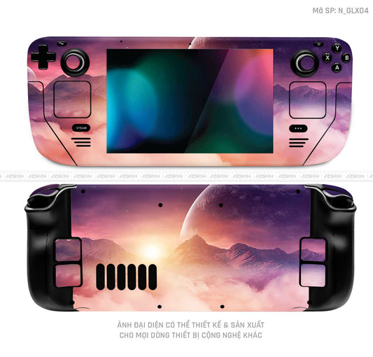 Dán Skin Máy Chơi Game Steam Deck Hình Galaxy-Space | N_GLX04