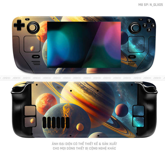 Dán Skin Máy Chơi Game Steam Deck Hình Galaxy-Space | N_GLX05