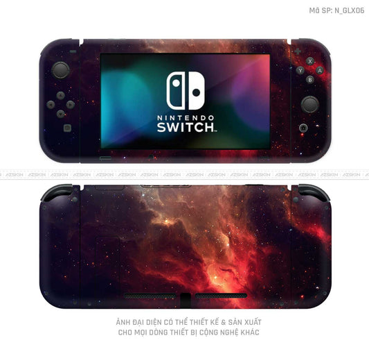 Dán Skin Máy Chơi Game Nintendo Switch Hình Galaxy - Space | N_GLX06