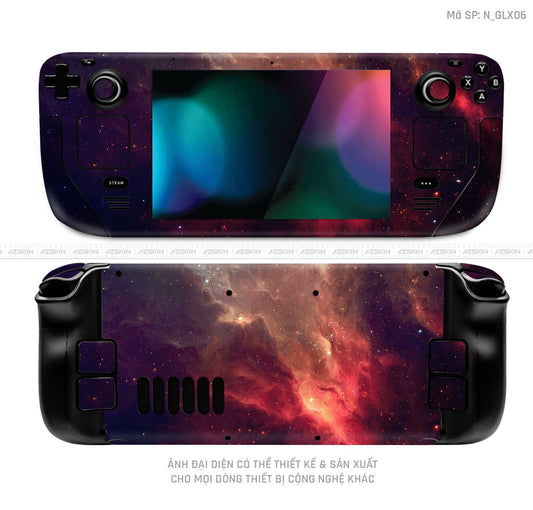 Dán Skin Máy Chơi Game Steam Deck Hình Galaxy-Space | N_GLX06