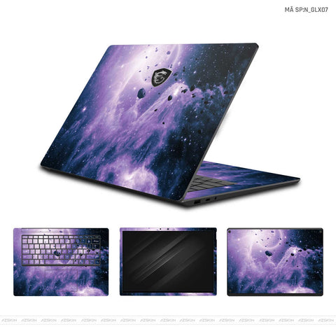 Dán Skin Laptop MSI Hình Galaxy - Space | N_GLX07
