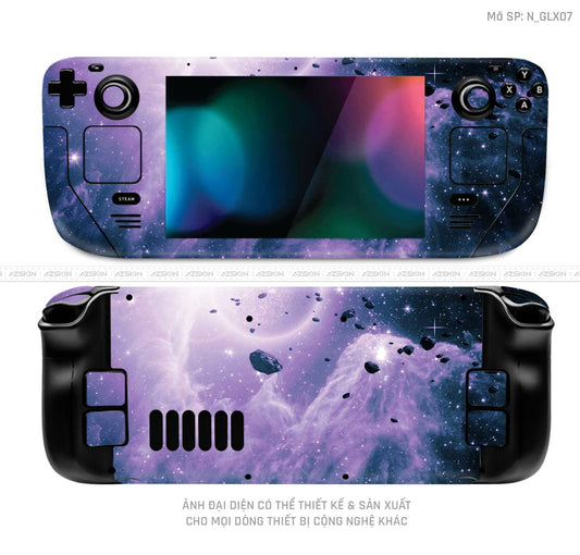 Dán Skin Máy Chơi Game Steam Deck Hình Galaxy-Space | N_GLX07