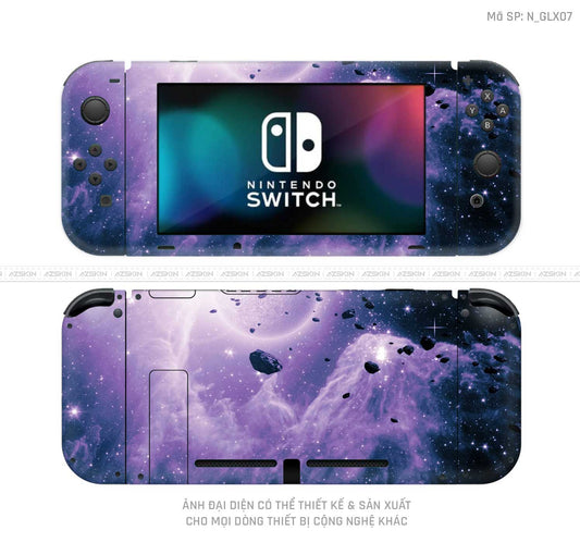 Dán Skin Máy Chơi Game Nintendo Switch Hình Galaxy - Space | N_GLX07