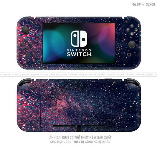 Dán Skin Máy Chơi Game Nintendo Switch Hình Galaxy - Space | N_GLX09