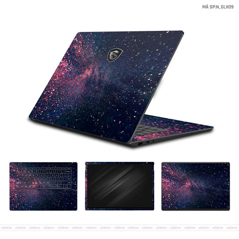 Dán Skin Laptop MSI Hình Galaxy - Space | N_GLX09