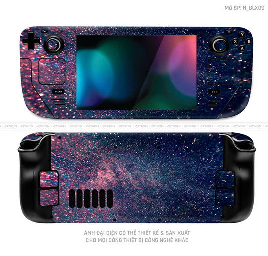 Dán Skin Máy Chơi Game Steam Deck Hình Galaxy-Space | N_GLX09