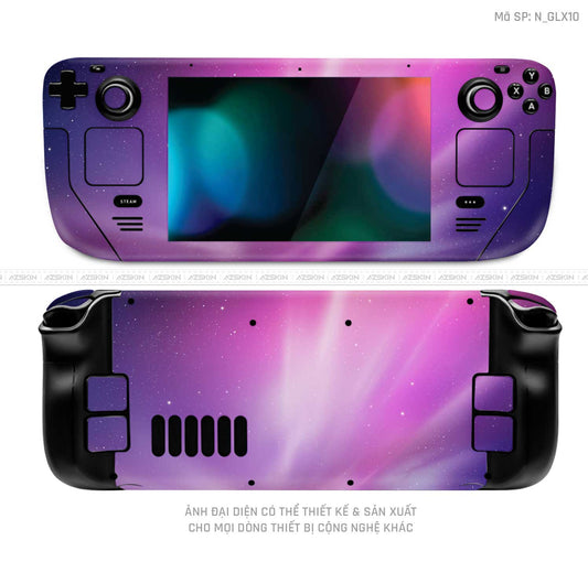 Dán Skin Máy Chơi Game Steam Deck Hình Galaxy-Space | N_GLX10