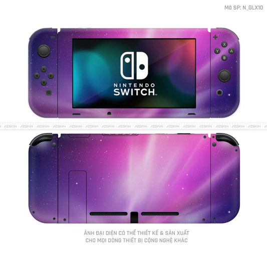 Dán Skin Máy Chơi Game Nintendo Switch Hình Galaxy - Space | N_GLX10