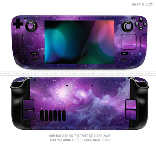 Dán Skin Máy Chơi Game Steam Deck Hình Galaxy-Space | N_GLX11