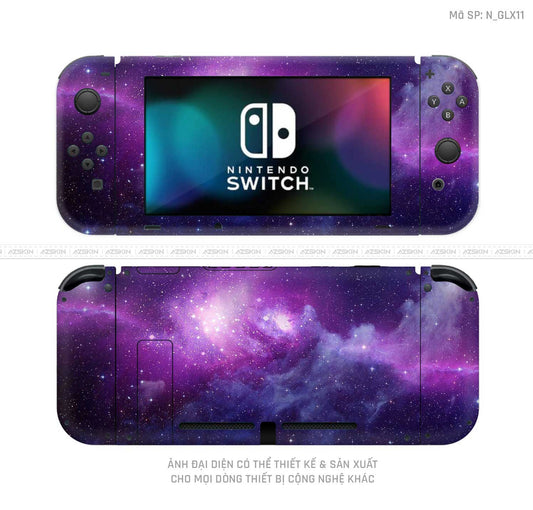 Dán Skin Máy Chơi Game Nintendo Switch Hình Galaxy - Space | N_GLX11