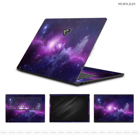 Dán Skin Laptop MSI Hình Galaxy - Space | N_GLX11