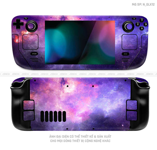 Dán Skin Máy Chơi Game Steam Deck Hình Galaxy-Space | N_GLX12
