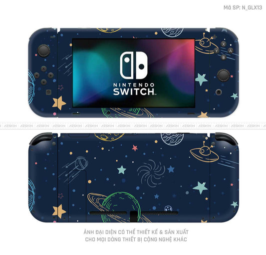 Dán Skin Máy Chơi Game Nintendo Switch Hình Galaxy - Space | N_GLX13