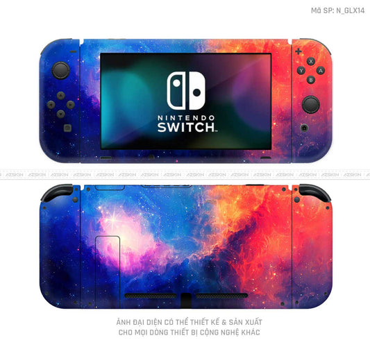 Dán Skin Máy Chơi Game Nintendo Switch Hình Galaxy - Space | N_GLX14