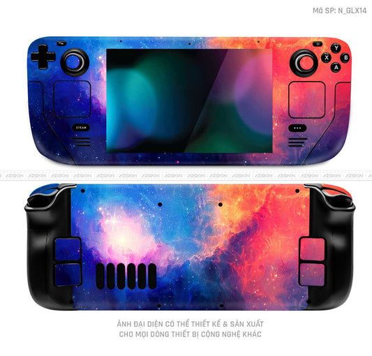 Dán Skin Máy Chơi Game Steam Deck Hình Galaxy-Space | N_GLX14