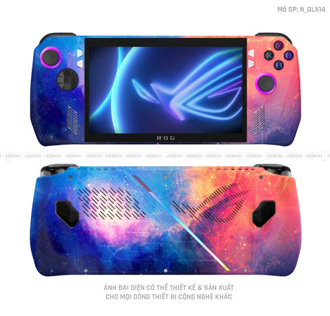 Dán Skin Máy Chơi Game Asus ROG Hình Galaxy-Space | N_GLX14