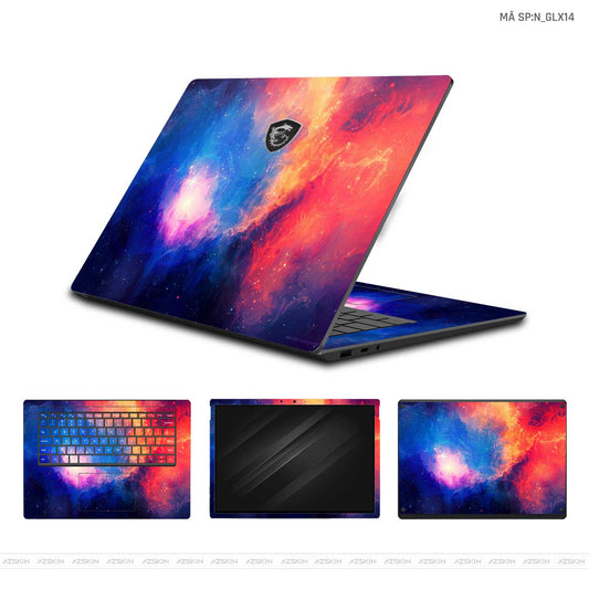 Dán Skin Laptop MSI Hình Galaxy - Space | N_GLX14
