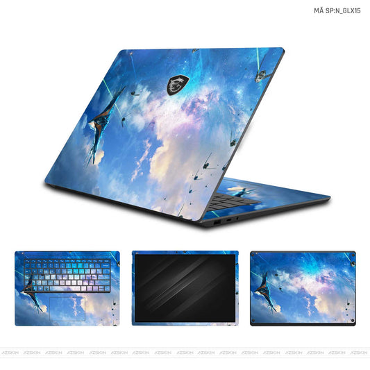 Dán Skin Laptop MSI Hình Galaxy - Space | N_GLX15