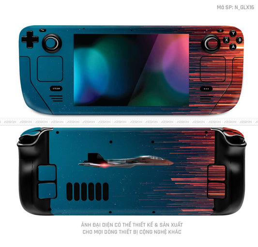 Dán Skin Máy Chơi Game Steam Deck Hình Galaxy-Space | N_GLX16