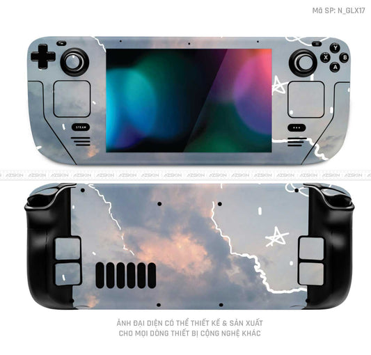 Dán Skin Máy Chơi Game Steam Deck Hình Galaxy-Space | N_GLX17