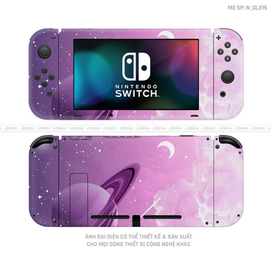 Dán Skin Máy Chơi Game Nintendo Switch Hình Galaxy - Space | N_GLX19