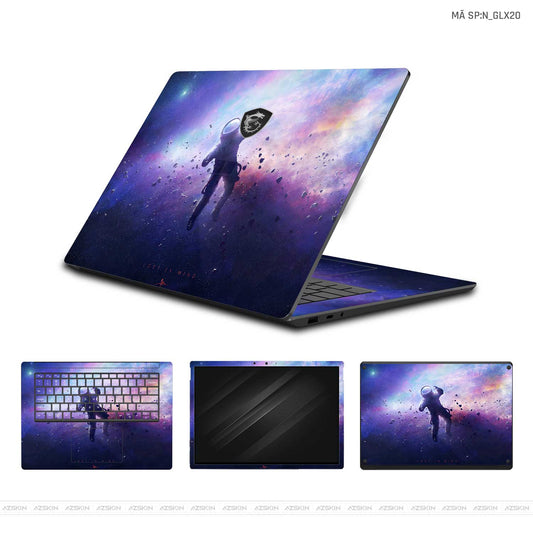Dán Skin Laptop MSI Hình Galaxy - Space | N_GLX20