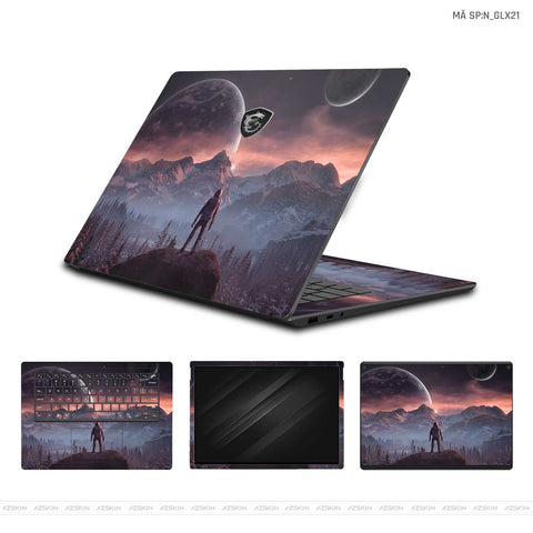 Dán Skin Laptop MSI Hình Galaxy - Space | N_GLX21