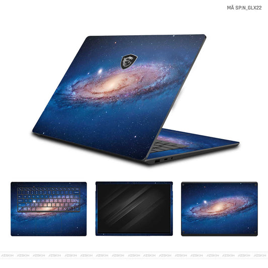 Dán Skin Laptop MSI Hình Galaxy - Space | N_GLX22
