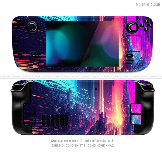 Dán Skin Máy Chơi Game Steam Deck Hình Galaxy-Space | N_GLX26