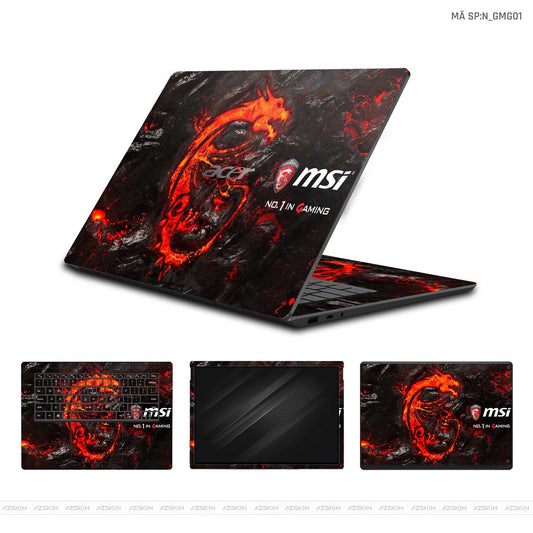 Dán Skin Laptop Acer Hình Gaming Gear | N_GMG01