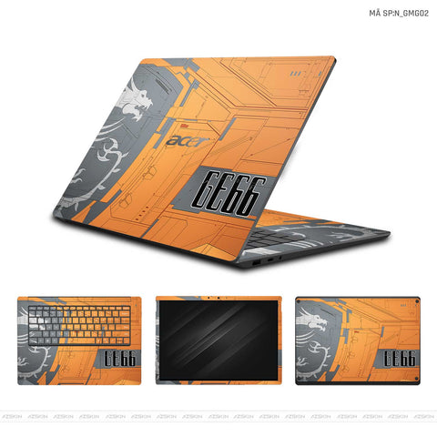 Dán Skin Laptop Acer Hình Gaming Gear | N_GMG02