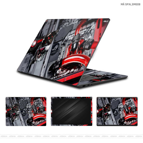 Dán Skin Laptop Dell Hình Gaming Gear | N_GMG08