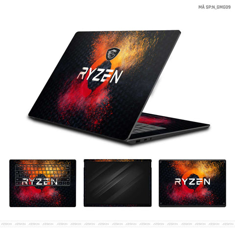 Dán Skin Laptop MSI Hình Gaming Gear | N_GMG09